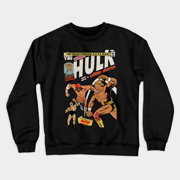 The Incredible Hulk Hogan Crewneck Sweatshirt by The Store Name is Available